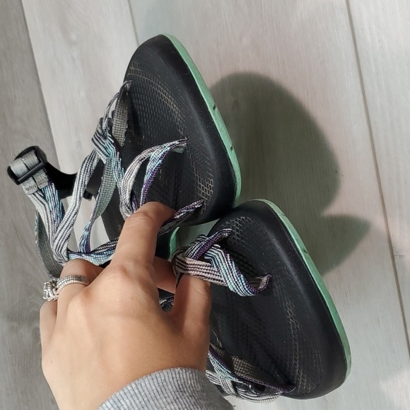 Chaco Women Outdoor Hiking Loop Toe Sandals shoes flats sz 11 - Picture 4 of 10